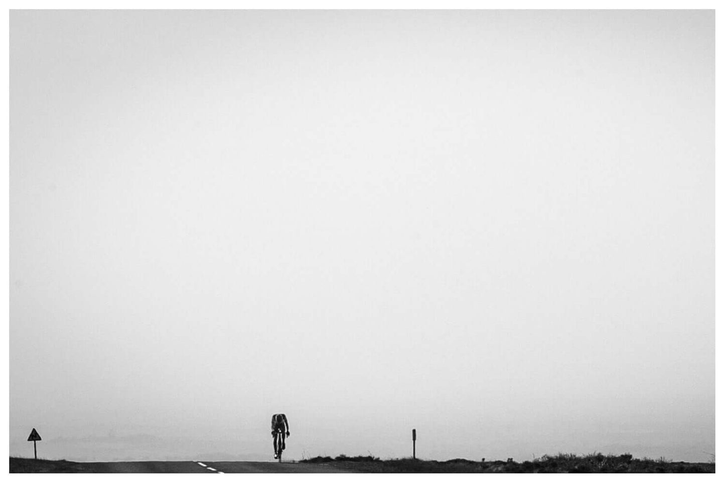 Other Ideas Fine Art Print cyclist Lone Rider photograph