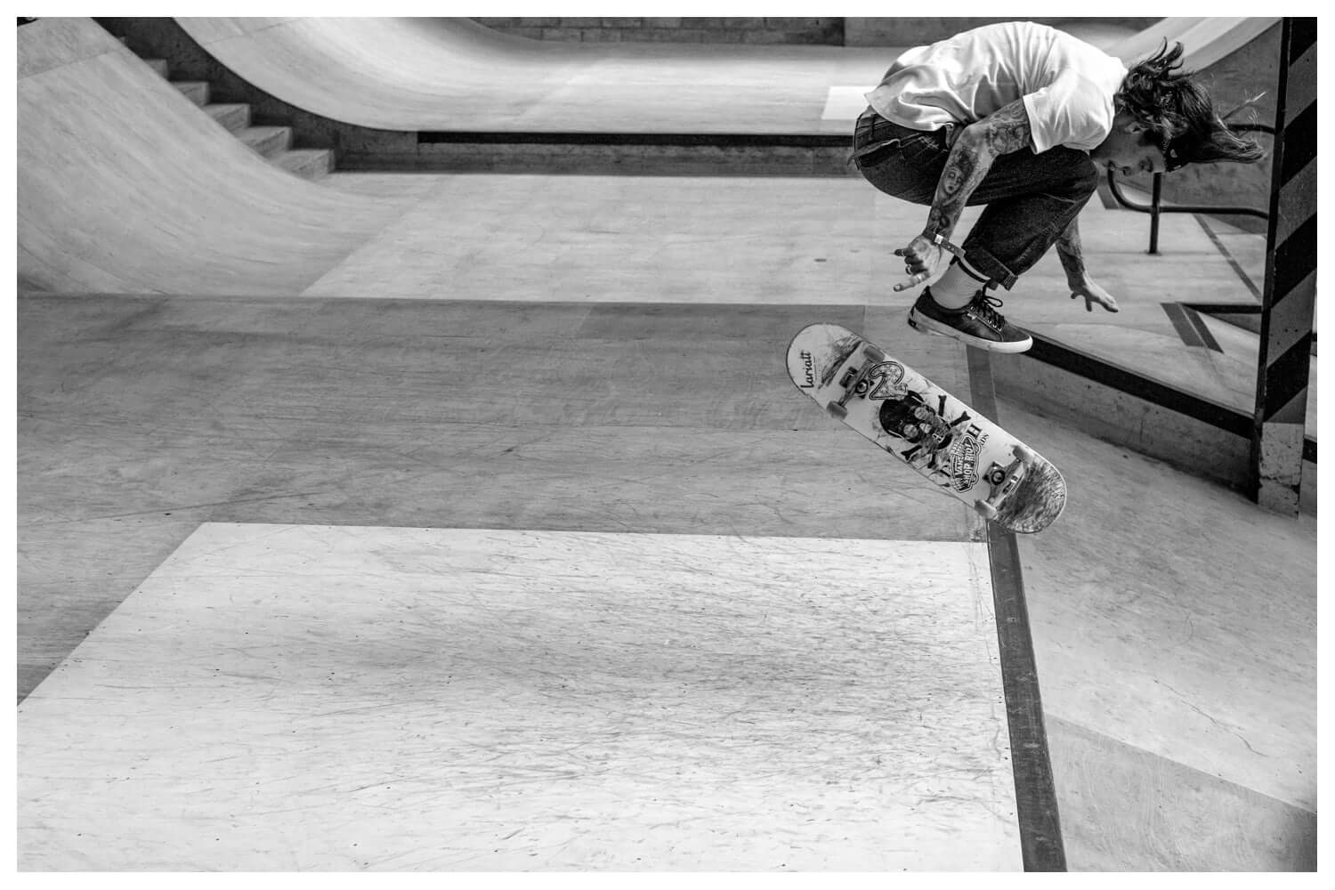 Other Ideas Fine Art Print Skateboarding Ollie Flip photograph